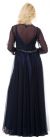 Plus Size Full Length Formal MOB Evening Gown with Jacket back